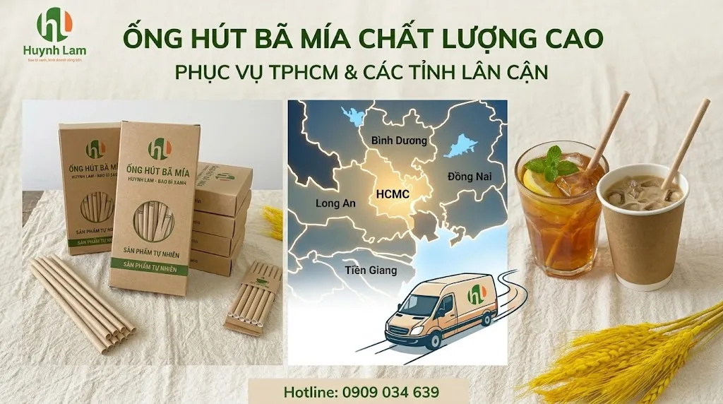 Giao ống hút bã mía phi 6 tại TPHCM và các tỉnh lân cận