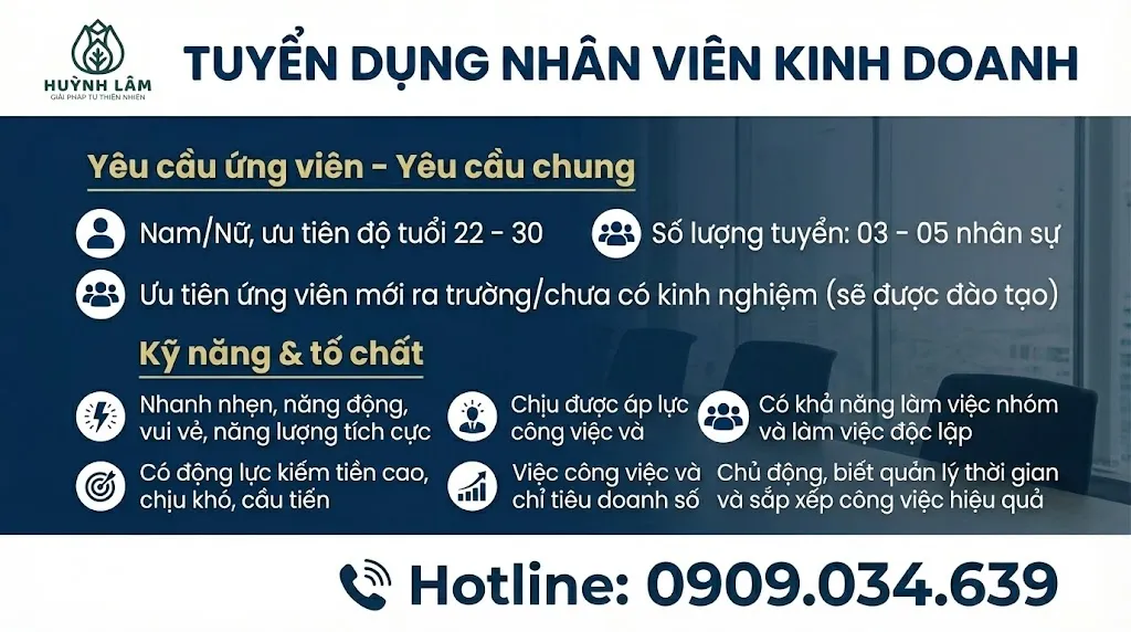 Yêu cầu nhân viên sales